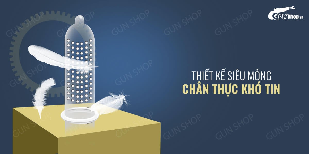 OLO Ultrathin 0.01 Vanilla Scented Textured Condom Box 10pcs