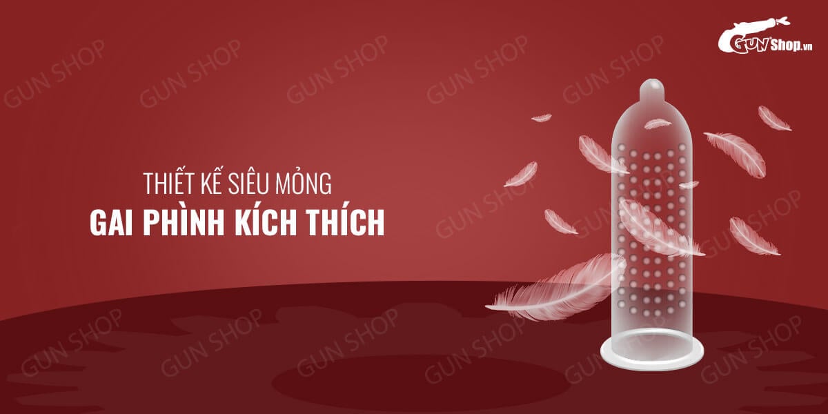 OLO 0.01 Large Bump Stimulation Ultra-Thin Vanilla Scented Condom