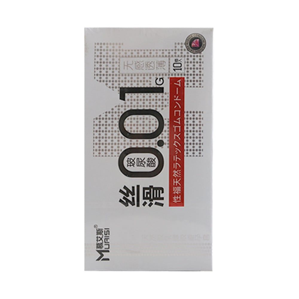 Bao cao su Muaisi siêu mỏng 0.01mm hộp 10 cái thoải mái chân thực cho nam giới 