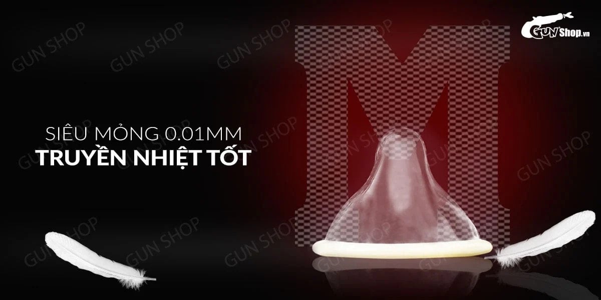 Muaisi 0.01 Ultra-Thin Transparent Condom Pack of 10 Sensation