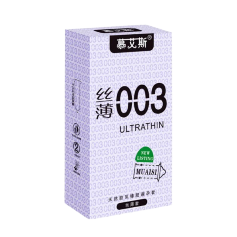  Kho sỉ Bao cao su Muaisi 0.03 Ultrathin Trắng - Siêu mỏng siêu mềm - Hộp 12 cái  chính hãng 