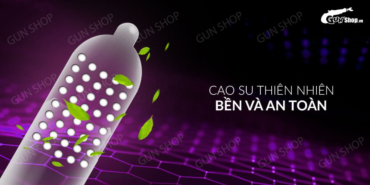  Mua Bao cao su Muaisi 0.03 Ultrathin Vàng - Siêu mỏng có hạt - Hộp 12 cái giá tốt