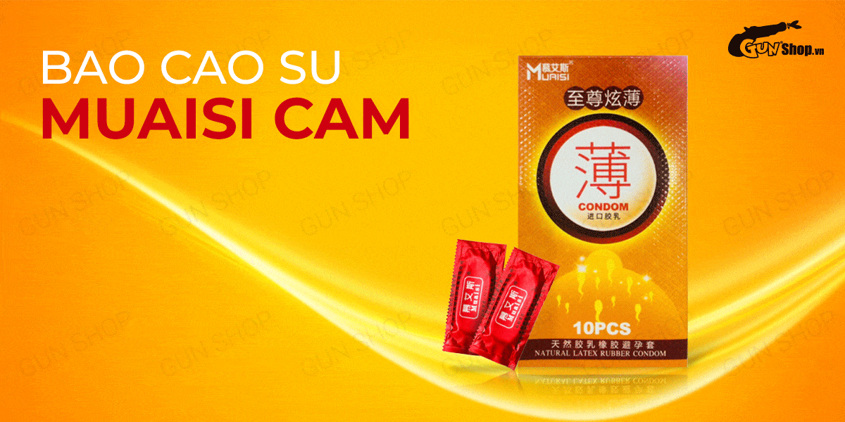 Muaisi Cam Strawberry Scented Ultra Thin Condom Pack 10
