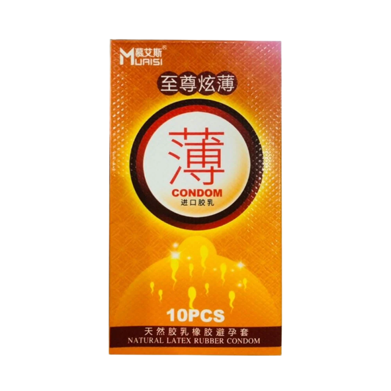  Sỉ Bao cao su Muaisi Cam - Siêu mỏng hương dâu - Hộp 10 cái  hàng xách tay 