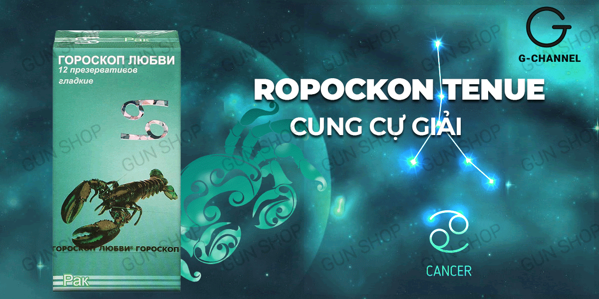 Ropockon Cancer Zodiac Strawberry Scent Ultra Thin Condom