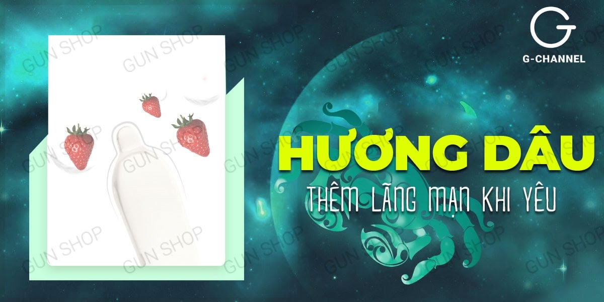 Ropockon Cancer Zodiac Strawberry Scent Ultra Thin Condom