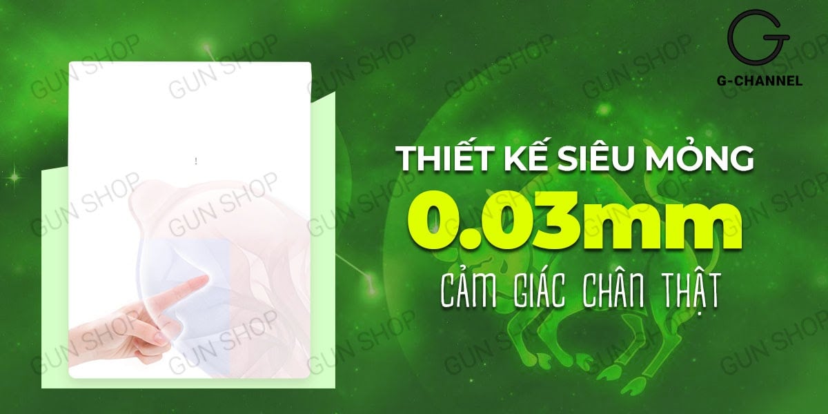 Ropockon Taurus 0.03mm Thin Strawberry Scented Condoms