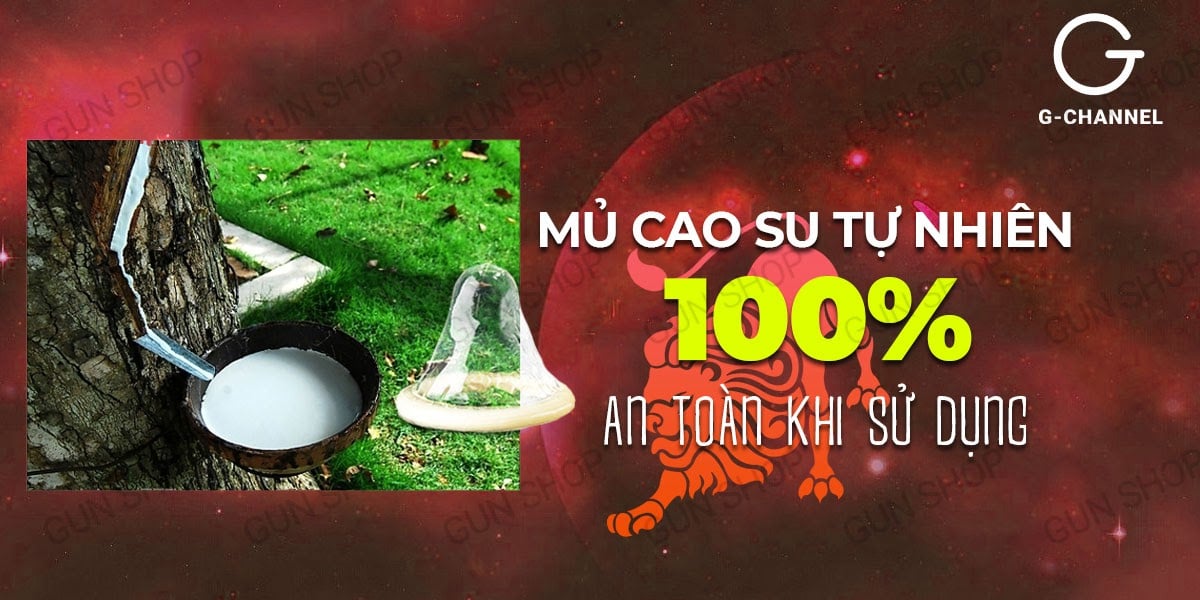 Ropockon Lion Star 0.03mm Ultra Thin Strawberry Scented