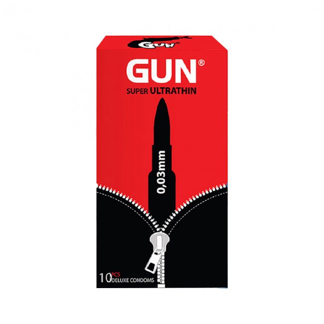 Bao cao su Gun Super Ultra Thin 0.03mm siêu mỏng cực an toàn 