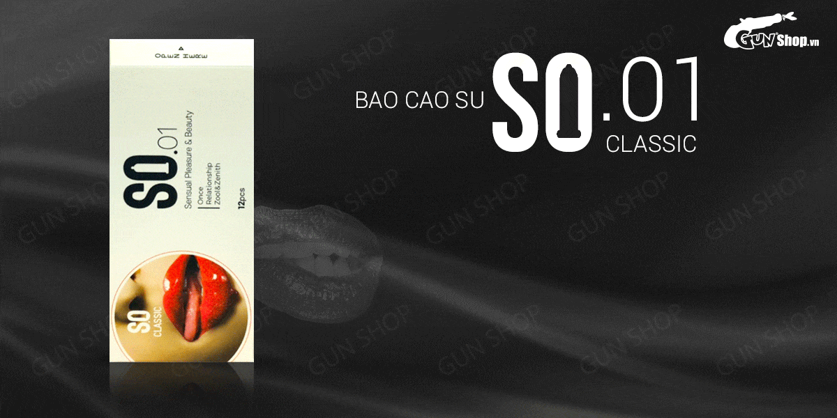 SO Classic Ultra-Thin Lubricated Condoms 12 Pack Safe Pleasure