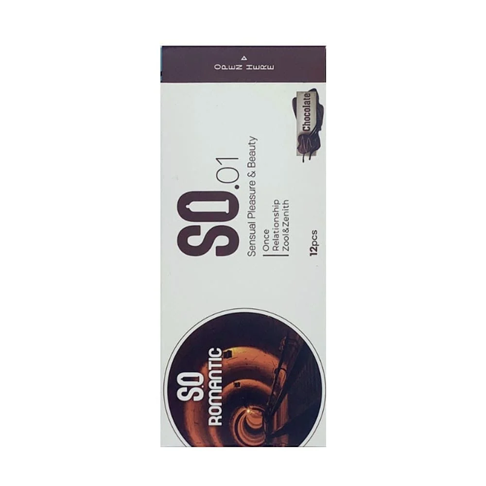 Bao cao su SO Romantic mỏng hương chocolate 12 cái quyến rũ 