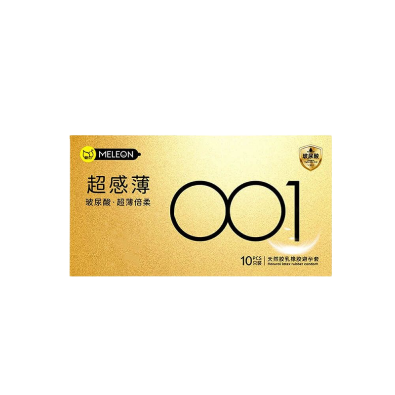 Cung cấp Bao cao su Meleon 001 Gold - Siêu mỏng và mềm mại - Hộp 10 cái  tốt nhất 