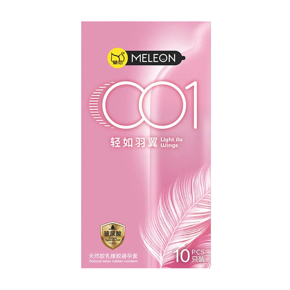 Bao cao su Meleon 001 Light And Wings siêu mỏng nhẹ thăng hoa quan hệ 