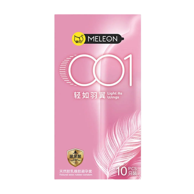  Bỏ sỉ Bao cao su Meleon 001 Light And Wings - Siêu mỏng nhẹ - Hộp 10 cái  chính hãng 