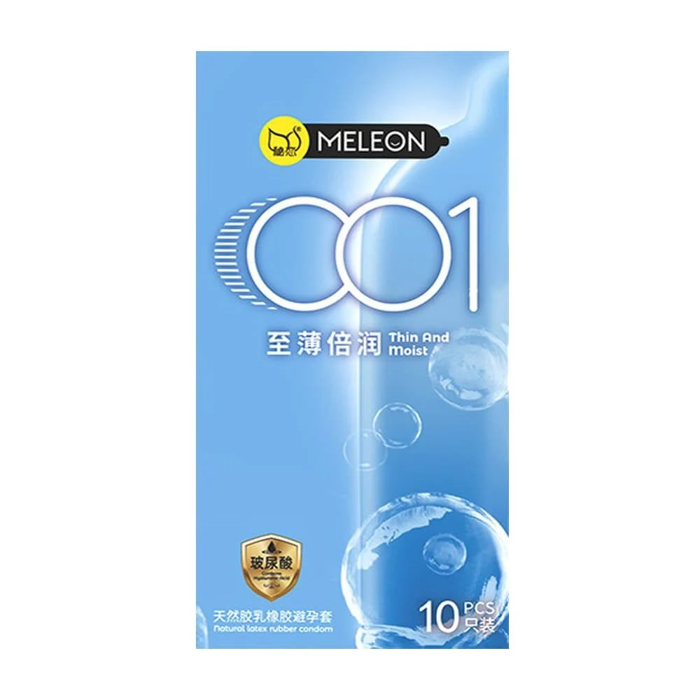 Bao cao su Meleon 001 Thin And Moist mỏng ẩm ướt tạo cảm giác chân thật 