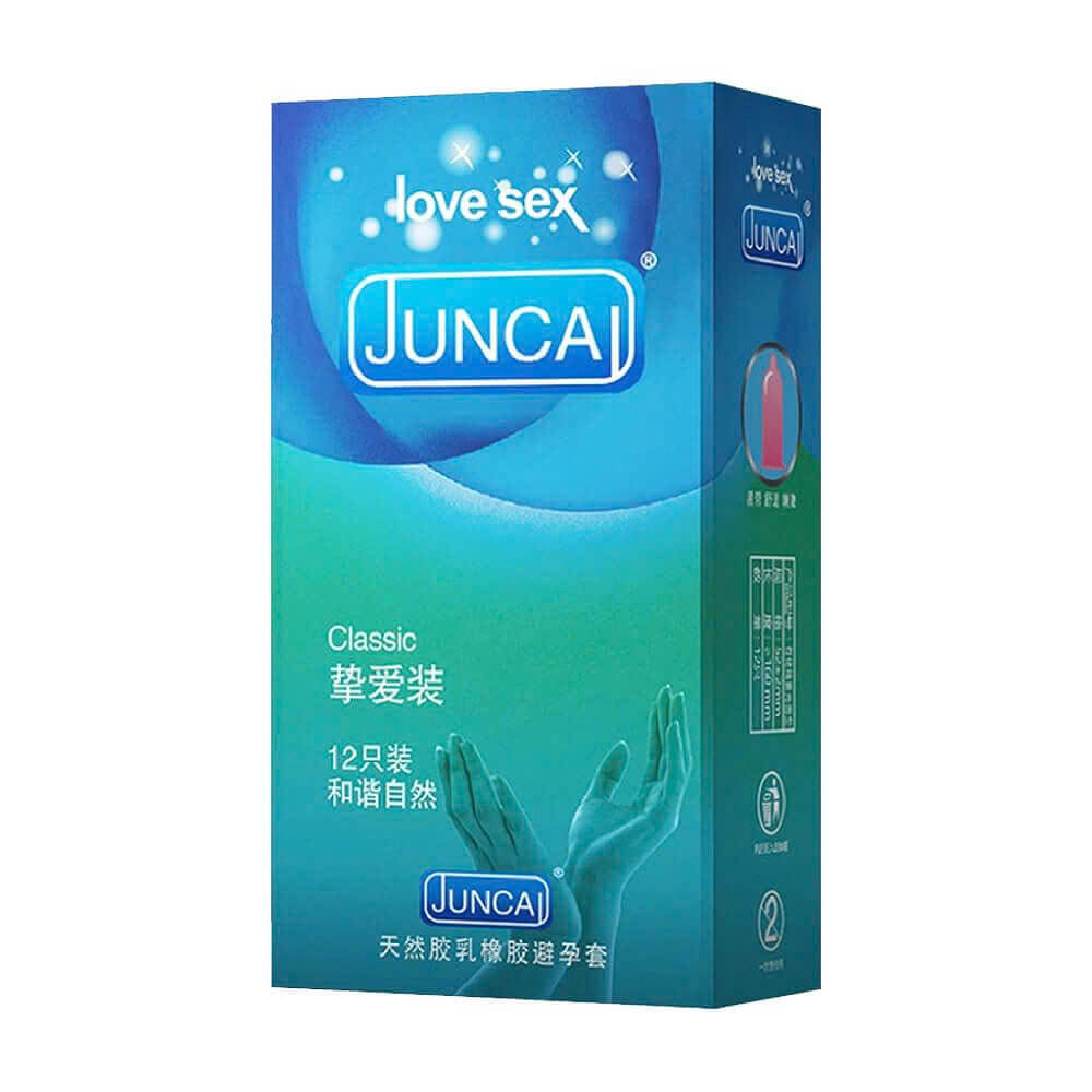 Bao cao su Juncai Classic mềm mỏng dễ đeo hộp 12 cái 