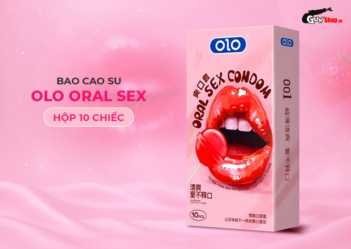 OLO Oral Sex Ultra-Thin Condom 10 Pack