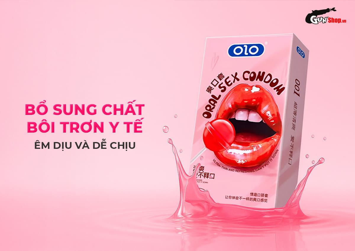 Cửa hàng bán Bao cao su quan hệ miệng OLO Oral Sex - Siêu mỏng - Hộp 10 cái loại tốt Cửa hàng bán Bao cao su quan hệ miệng OLO Oral Sex - Siêu mỏng - Hộp 10 cái loại tốt