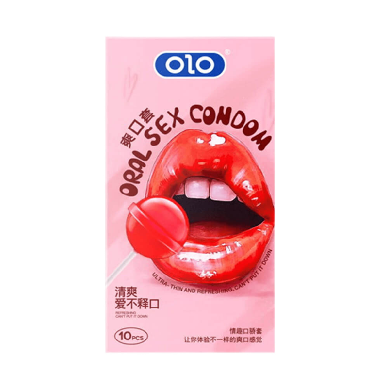  Cửa hàng bán Bao cao su quan hệ miệng OLO Oral Sex - Siêu mỏng - Hộp 10 cái  loại tốt 