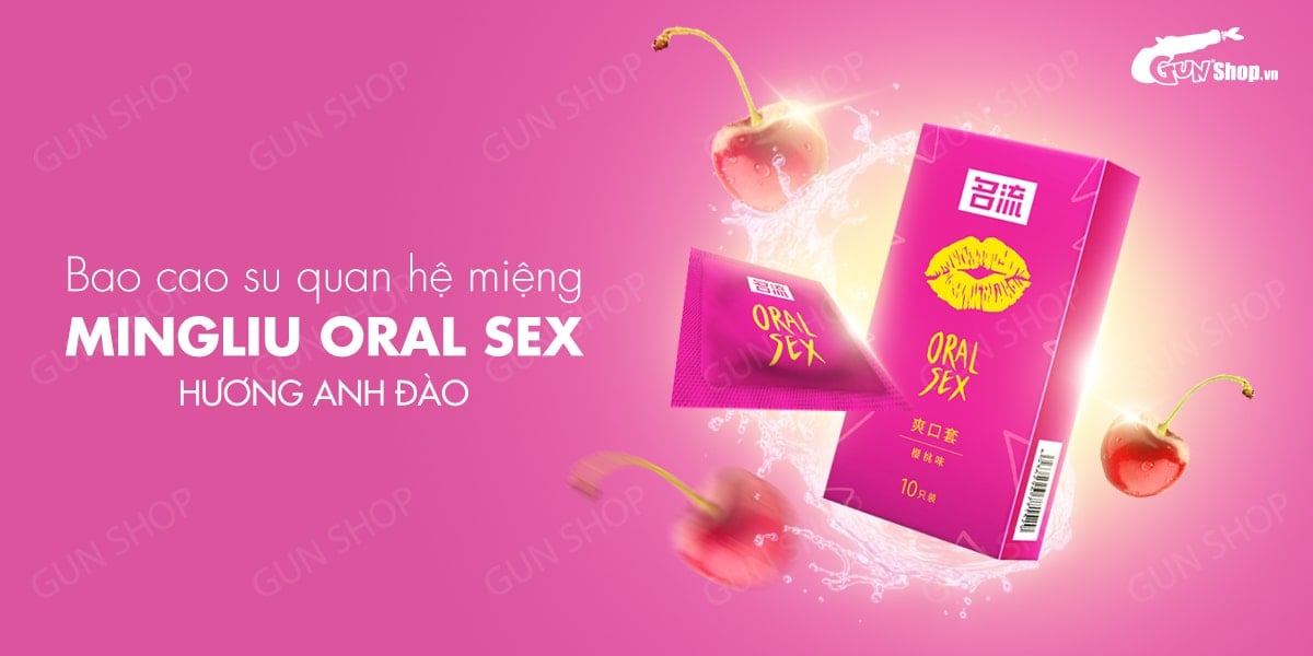 Mingliu Fruit Flavour Oral Sex Condoms Cherry Scent 10pcs Box