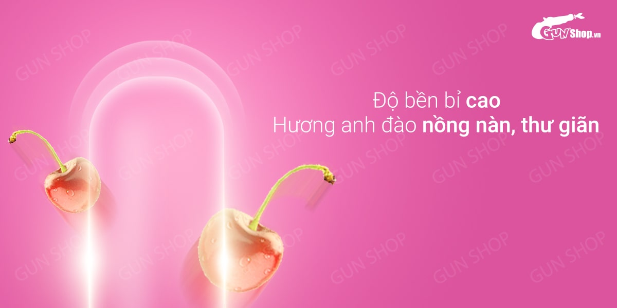 Mingliu Fruit Flavour Oral Sex Condoms Cherry Scent 10pcs Box