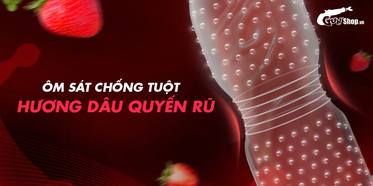 Bao cao su Feel Euphoria 4in1 kéo dài thời gian hộp 12 cái