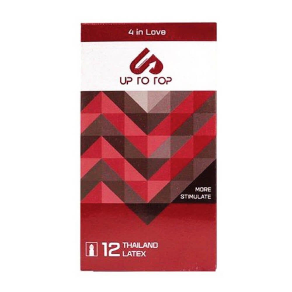 Bao cao su Up To Top 4 In Love kéo dài thời gian chống tuột siêu mỏng 