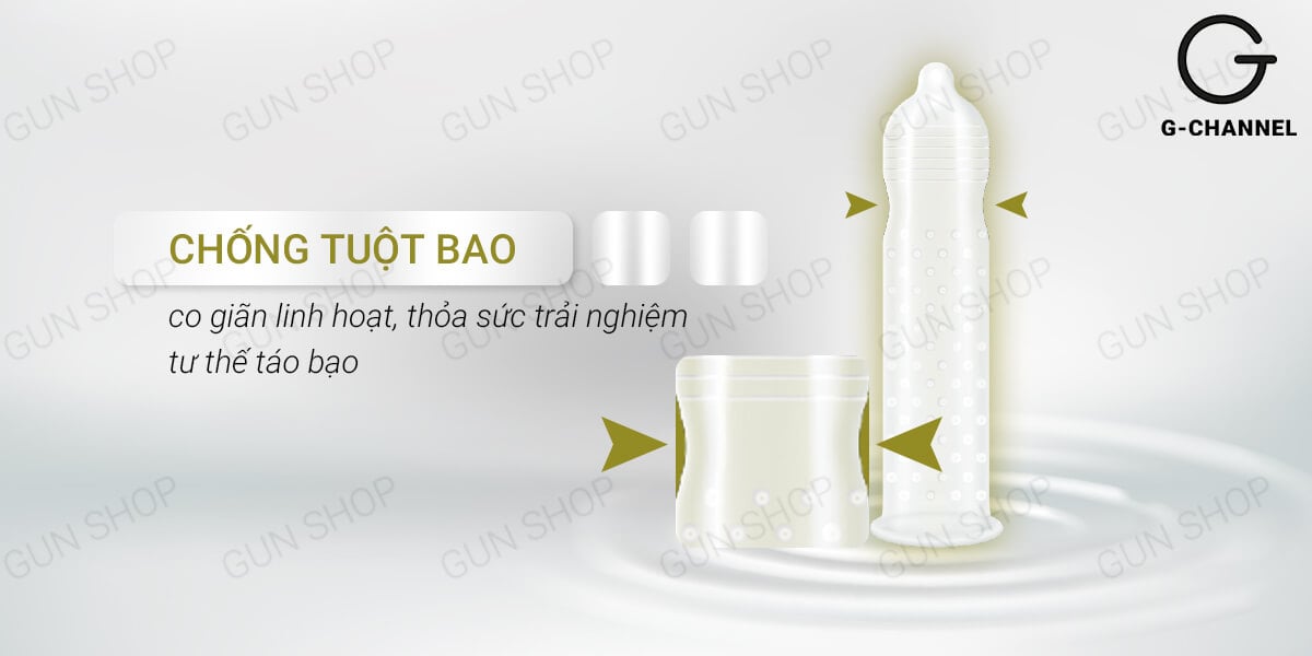 Bao cao su Innova vàng kéo dài thời gian hộp 12 cái uy tín