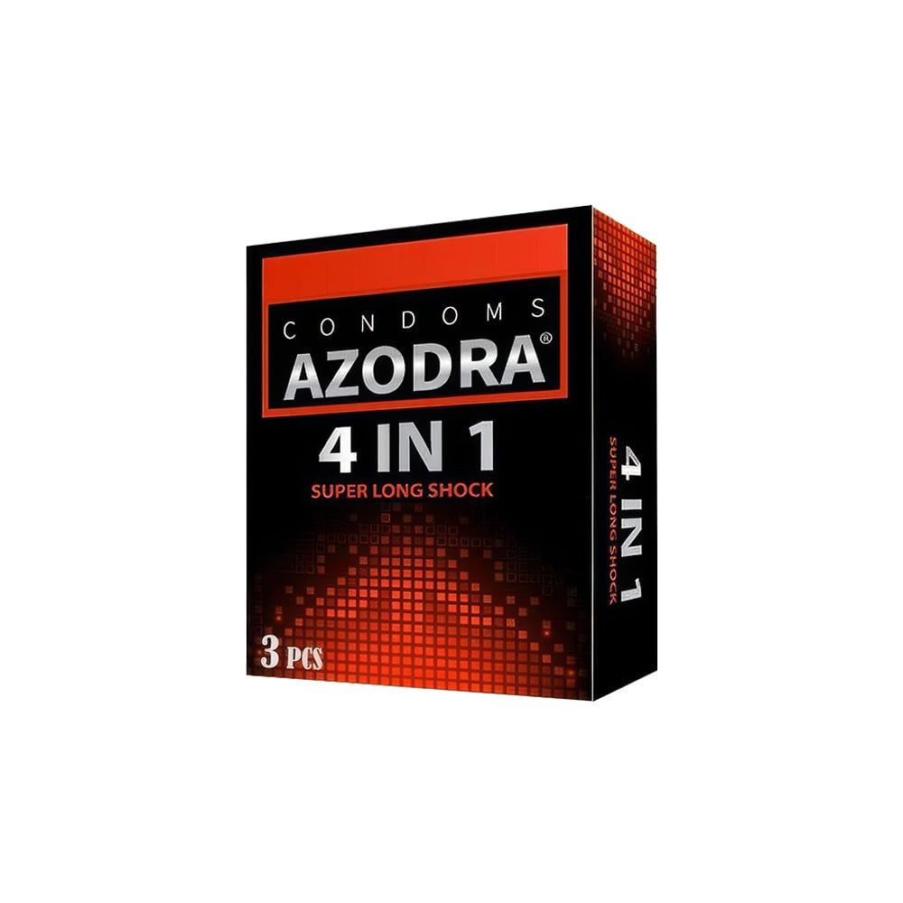 Bao cao su Azodra 4in1 kéo dài thời gian gai nhám tăng khoái cảm 