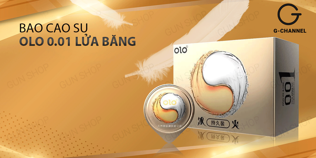 Bao cao su OLO 0.01 Lửa Băng siêu mỏng kéo dài thời gian an toàn