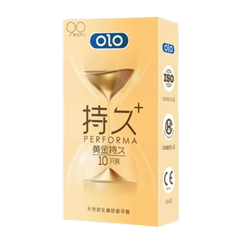 Nhập sỉ Bao cao su OLO 0.01 Đồng Hồ Vàng - Kéo dài thời gian - Hộp 10 cái giá rẻ 