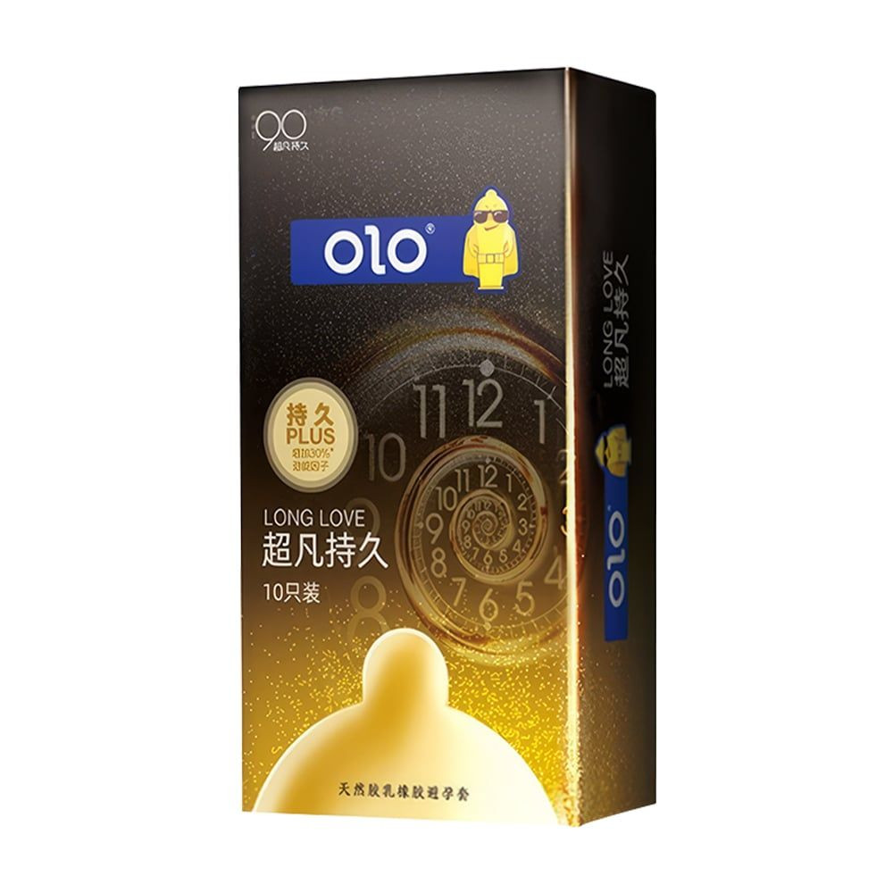 Bao cao su OLO 0.01 Black siêu mỏng kéo dài thời gian quan hệ 