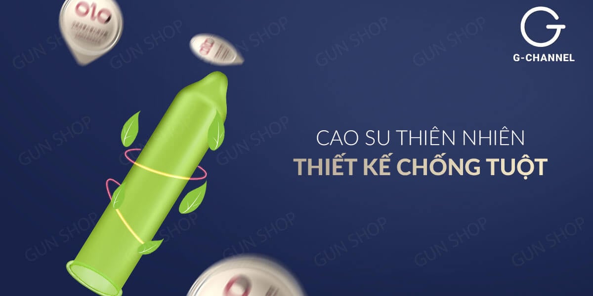Bao cao su OLO 0.01 xanh siêu mỏng mát lạnh kéo dài thời gian quan hệ