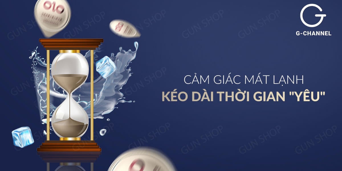 Bao cao su OLO 0.01 xanh siêu mỏng mát lạnh kéo dài thời gian quan hệ