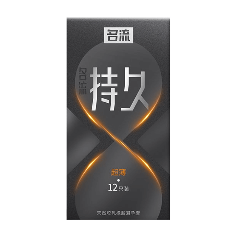 Bao cao su Mingliu Đồng Hồ Cam mỏng kéo dài thời gian 12 cái 