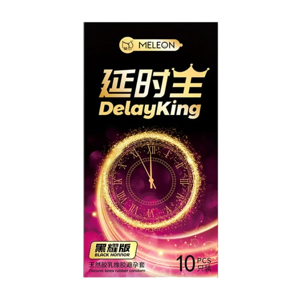 Bao cao su Meleon Delayking Black Honnor kéo dài time nâng cao khoái cảm 