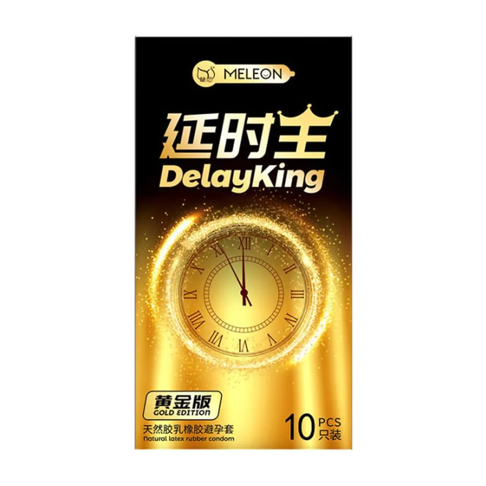 Bao cao su Meleon Delayking Gold Edition kéo dài thời gian siêu bền 