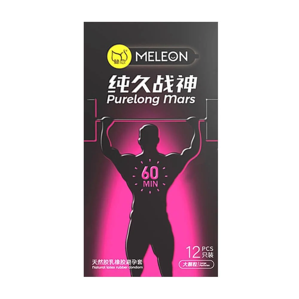 Bao cao su Meleon Purelong Mars kéo dài 60 phút hộp 12 cái 