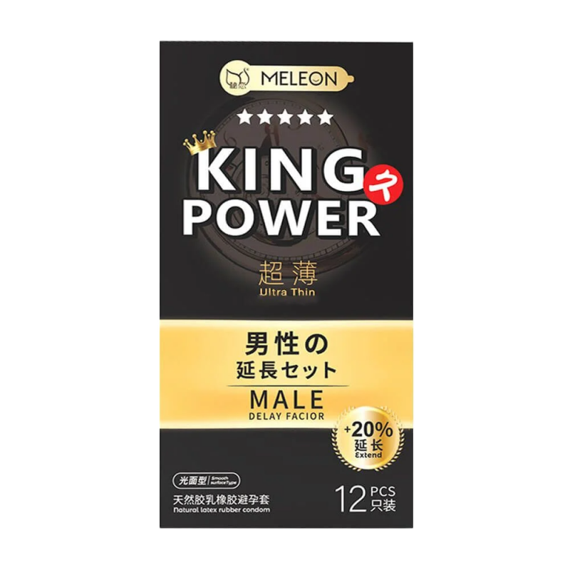  Shop bán Bao cao su Meleon King Power Ultra Thin - Kéo dài thời gian thêm 20% siêu mỏng - Hộp 12  chính hãng 
