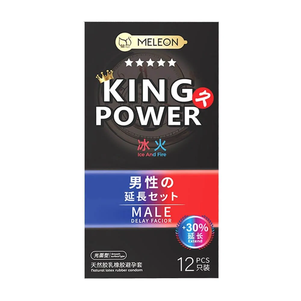 Bao cao su Meleon King Power Ice And Fire kéo dài thời gian, hương độc đáo 