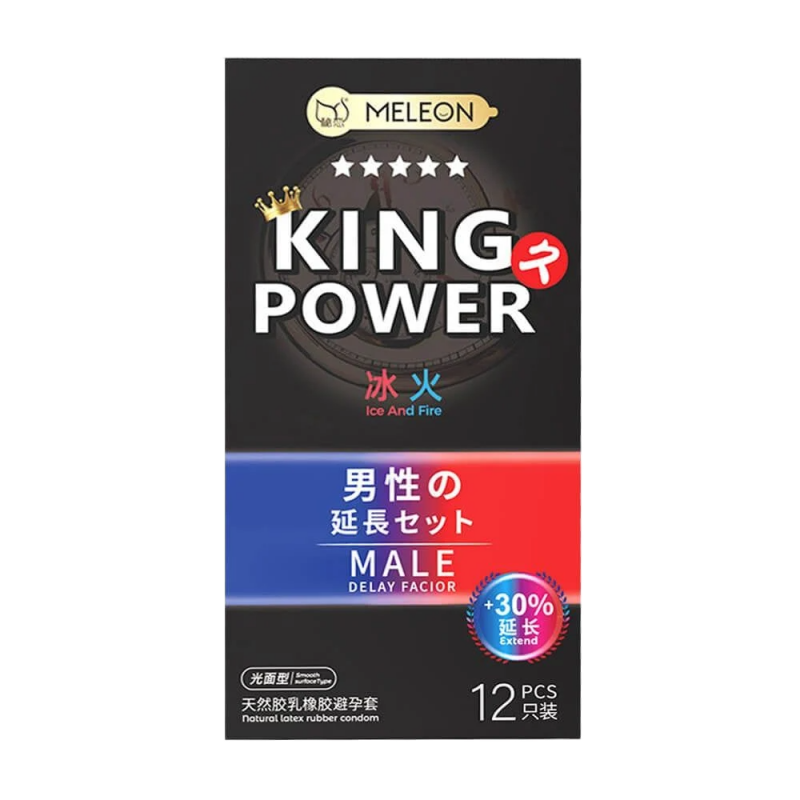  Đánh giá Bao cao su Meleon King Power Ice And Fire - Kéo dài thời gian thêm 30% lửa băng - Hộp  giá sỉ 