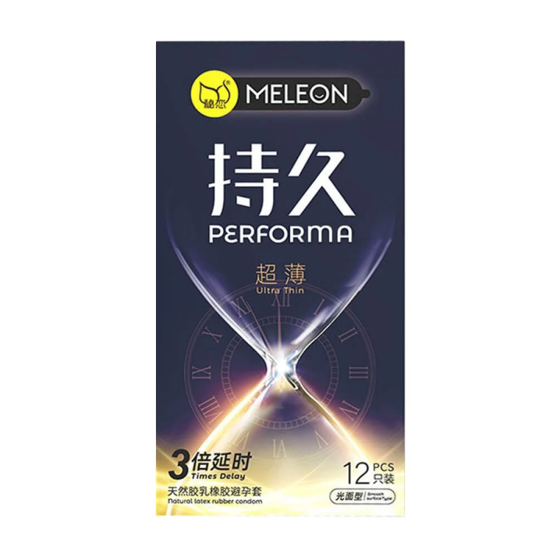  So sánh Bao cao su Meleon Performa Ultra Thin - Kéo dài thời gian gấp 3 lần siêu mỏng - Hộp 12  hàng xách tay 