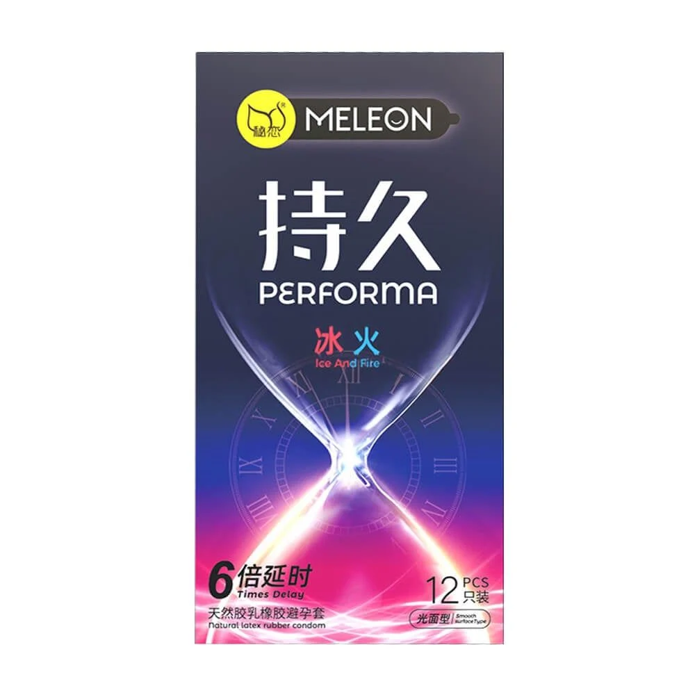 Bao cao su Meleon Performa Ice Fire kéo dài thời gian gấp 6 lần 