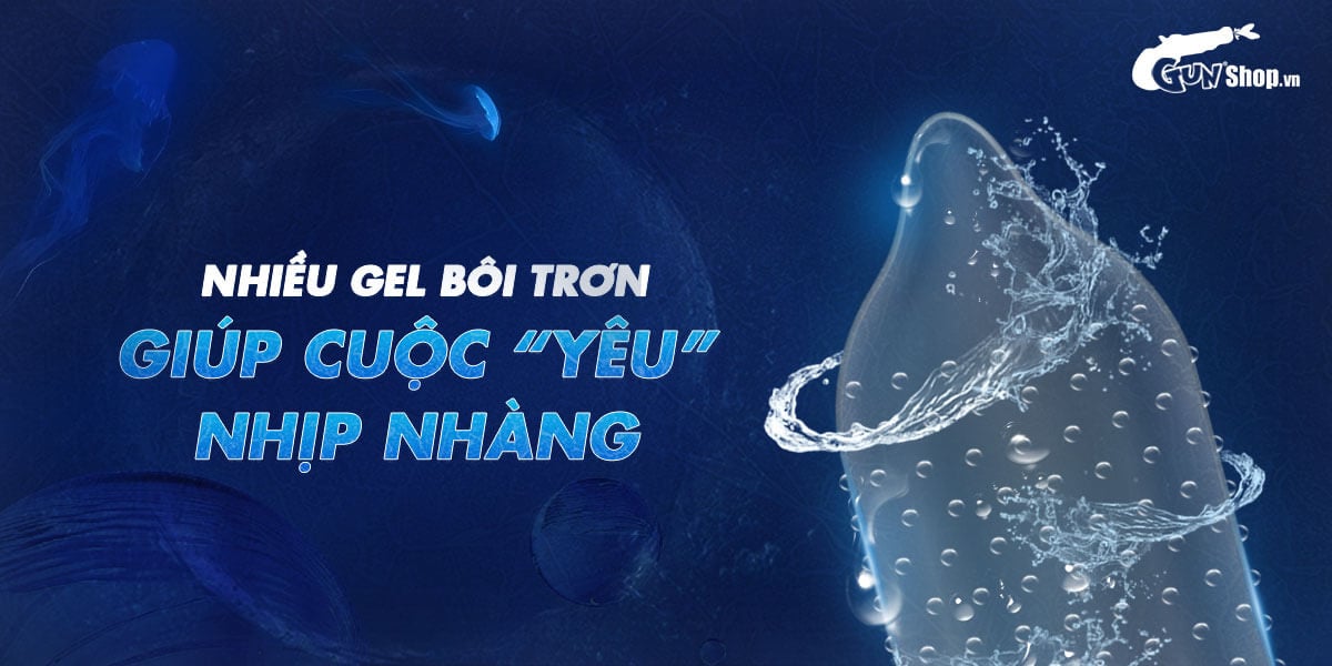 Bao cao su Muaisi Cool siêu điểm nổi mát lạnh hộp 10 cái