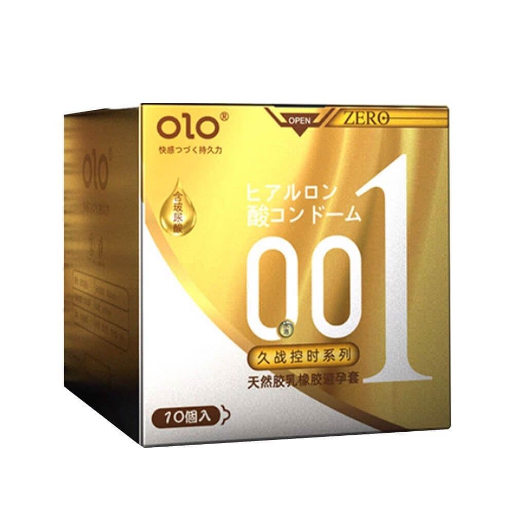 Bao cao su OLO siêu mỏng gân hạt trải nghiệm chân thực hộp 10 cái 