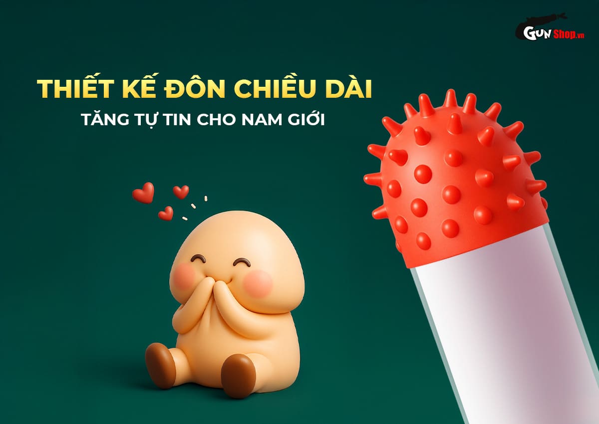 Sỉ Bao cao su OLO Rồng xanh - Gai chùm đầu - Hộp 1 cái + 1 bi silicon chính hãng