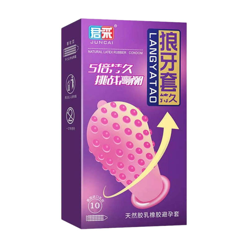 Cung cấp Bao cao su Juncai Langyatao - Hạt nổi - Hộp 10 cái  tốt nhất 