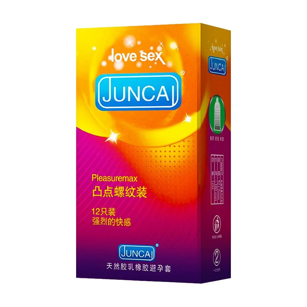 Bao cao su Juncai Pleasuremax gân điểm nổi tăng khoái cảm lên đỉnh 