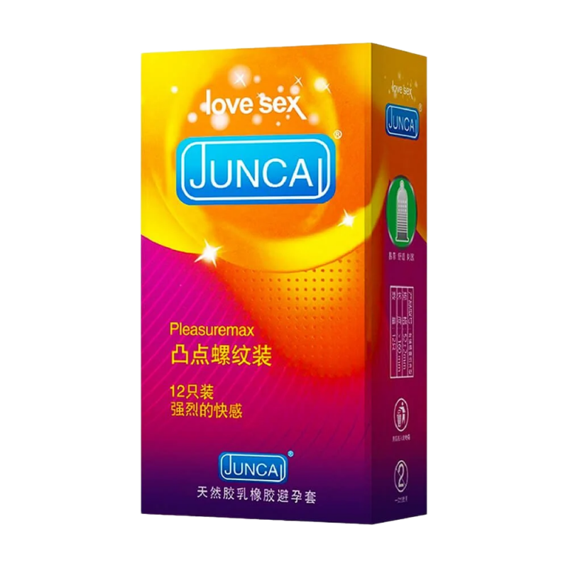  Đánh giá Bao cao su Juncai Pleasuremax - Gân và điểm nổi - Hộp 12 cái  hàng mới về 