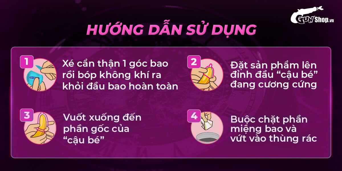  Bảng giá Bao cao su Muaisi Hồng - Nhiều gel siêu mỏng - Hộp 10 cái loại tốt